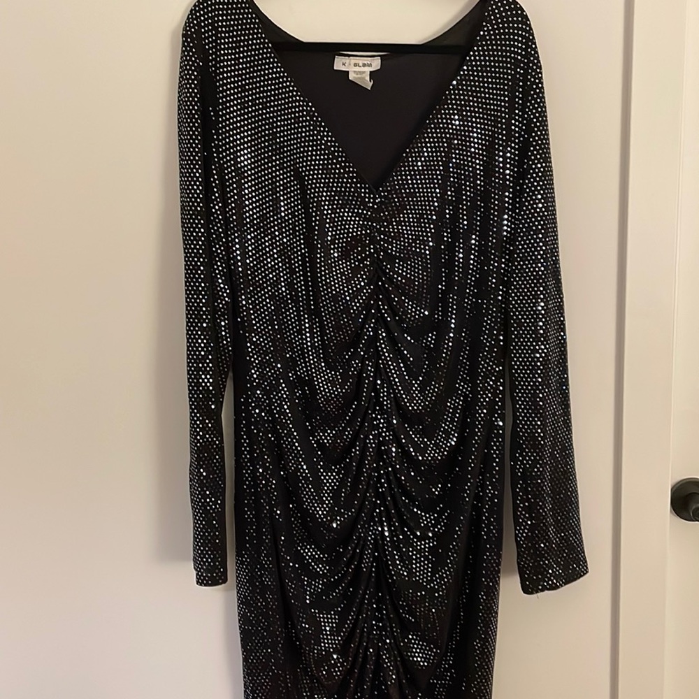 Sequin holiday dress.